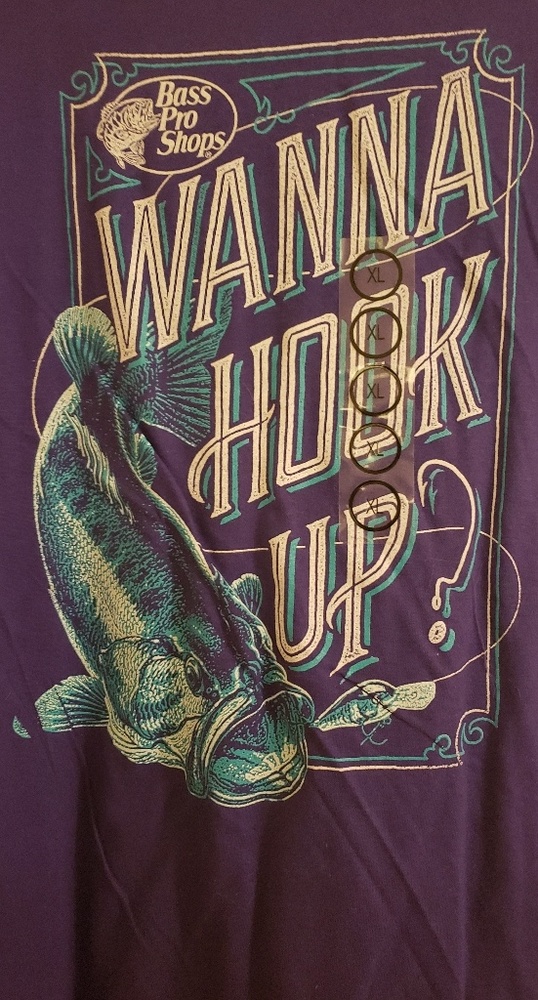 NWTS Bass Pro Purple Tshirt